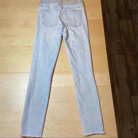 Pacsun Ankle Jegging Distressed Knee 4 Pocket Light Wash Denim Blue 25” - Picture 4 of 4